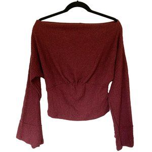 Bell Sleeve Long Sleeve Top